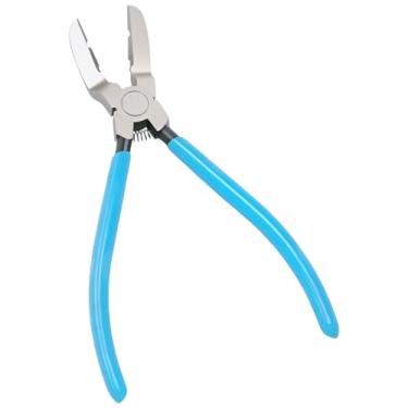 Imagem de LZVXTYM Alicate de corte nivelado, ferramenta de remoção de rebite, alicate de clipe de painel, alicate de pino ajustável, alicate de pressão automotivo com mola, ferramenta de remoção de clipe de