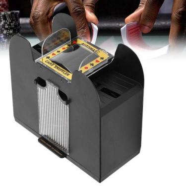 Imagem de Baralhador automático de cartas ZJChao de 6 decks operado por bateria