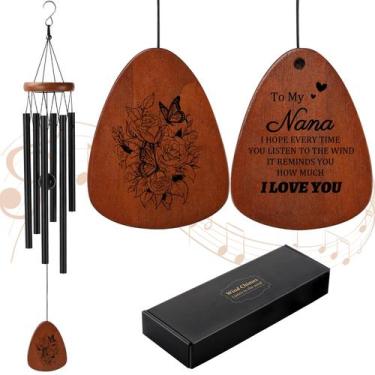 Imagem de Wind Chimes PRSTENLY Nana Presentes para aniversário e Dia das Mães