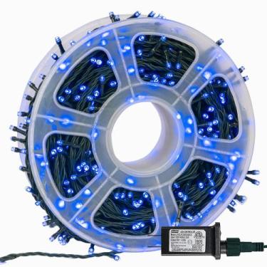 Imagem de Luzes de corda FUNPENY 50m 500 Blue LED 8 modos à prova d'água