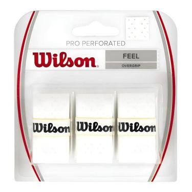 Imagem de Pacote X3 Wilson Pro Overgrip Perfurated Cubregrip Tennis Pa
