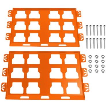 Imagem de Jiawu Placa de Montagem Packout de 2 Pacotes Compatível Com Caixa de Ferramentas Packout, 100 Libras, Base de Metal para Armazenamento de Ferramentas e Sistemas de Organização