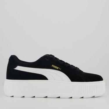 Imagem de Tênis Puma Karmen SD BDP Feminino Preto e Branco, 37