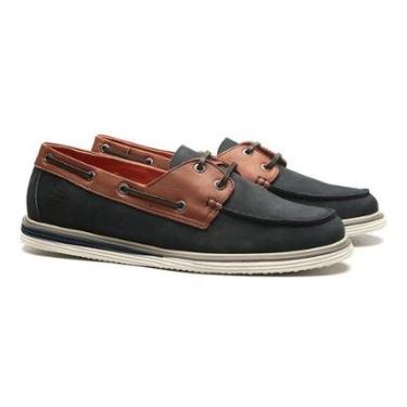 Imagem de Sapato Samello Deckshoes Flex Nb Nautico Cb Mouro Tam Masculino-Masculino
