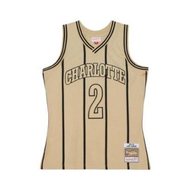 Imagem de Regata Mitchell & Ness Swingman Jersey Charlotte Hornets 1992-93 Larry Johnson Masculino-Masculino