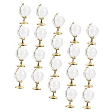 Imagem de 20pcs Globe Shape Candy Boxes Gold Transparent Party Favor Containers for Wedding Birthday Gift Storage and Small Item Packaging