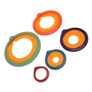 Imagem de SUNGOOYUE Conjunto de Tampa de Vedação, Cobertura de Alimentos Multifuncional de Plástico Eficiente para Cozinha, Armazenamento de Alimentos Domésticos