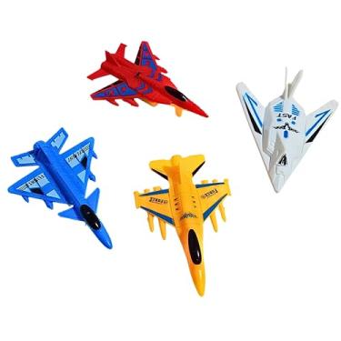 Imagem de Brinquedo Infantil I Aviões de Combate com Fricção – Conjunto de 4 Aviões para Crianças 4