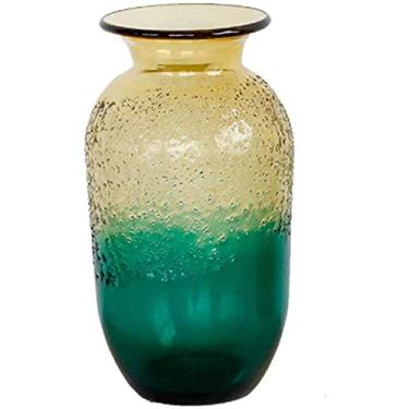 Imagem de YYBOES Vaso de vidro para vasos de flores, decoração de casa, arte de fábrica, simplicidade criativa, vidro, transparente, gradiente, arranjo de flores, decoração, artesanato doméstico, jarro de vidro