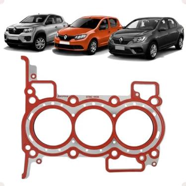 Imagem de Junta Cabeçote Em Aço Sob Med.0,72mm Kwid 1.0 12v 2017/.