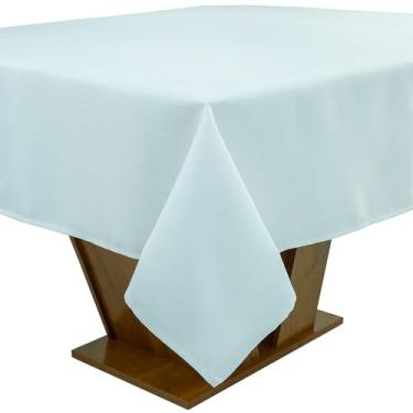 Imagem de Toalha De Mesa Lisa Rafimex Poliéster Quadrada 220x220Cm Impermeável Branca