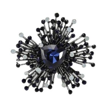 Imagem de Broche Vintage De Strass Em Forma De Fogos De Artifício Para Mulheres,