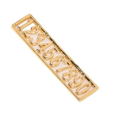 Imagem de Fabater Números de Porta de Casa de Bonecas Em Escala 1:12, Delicados Números de Liga de Ouro, Sinais, Adereços de Fotografia, Conjunto de 10 para Decoração de Casa de Bonecas