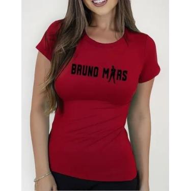 Imagem de Camiseta Camisa Adulto Feminina Masculina Algodão Bruno Mar s Música P