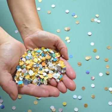 Imagem de Kit Folia Carnaval 5 Sacos Confete + 5 Pacotes Serpentina - 000027670E