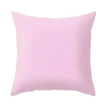 Imagem de Capa De Almofada De Poliéster Rosa, Branca, Preta E Verde 45x45cm Para