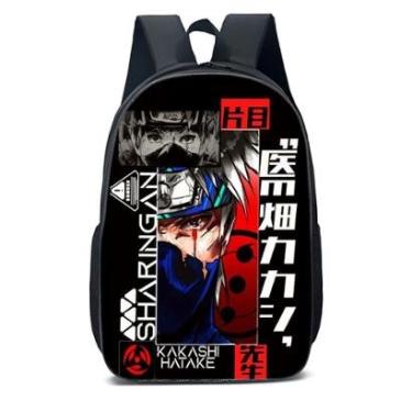 Imagem de Mochila Escolar Infanto Juvenil Anime Naruto Kakashi Novidades 0558-Unissex