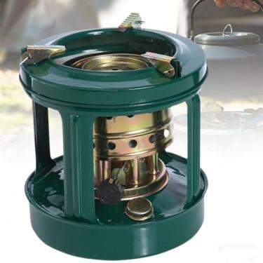 Imagem de Fogão de piquenique, fogão de acampamento portátil, fogão multi querosene de 8 pavios, fervura rápida, leve e versátil para mochila, caminhadas e aventuras