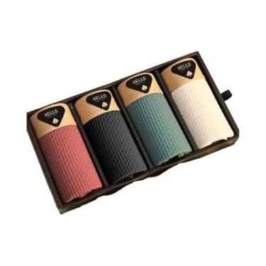 Imagem de Cuecas Boxer Masculinas plus Size De Seda Gelada, Kit Com 4 Peças, Fre