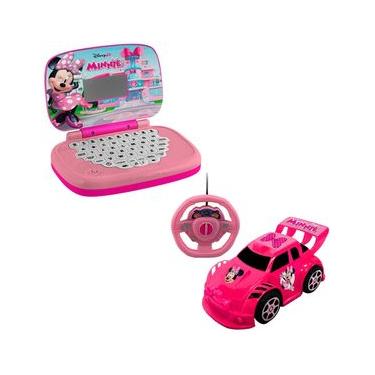 Imagem de Kit Minnie Laptop Infantil Bilingue+ Veículo Smart Driver Candide