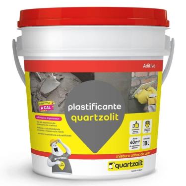 Imagem de Aditivo Plastificante 18 Litros - 30072.02.30.008 - Quartzolit Aditivo Plastificante 18lts Quartzolit