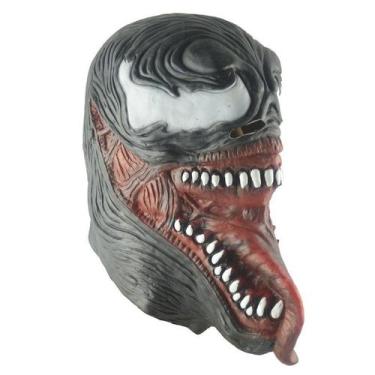 Imagem de Máscara de cosplay Venoms Halloween, adereços, capuz de látex - yiweis