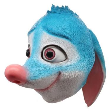 Imagem de Máscara facial completa de látex com capacete Macrotis Lagotis Simulat