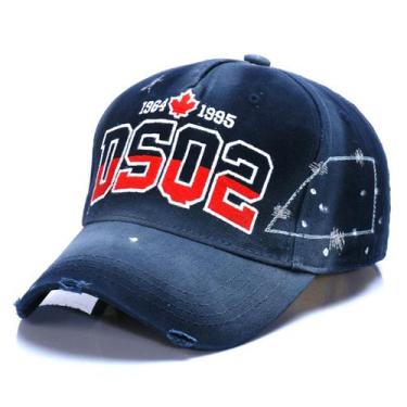 Imagem de Boné de beisebol DSQS2 Denim Anime bordado para homens e mulheres - yi