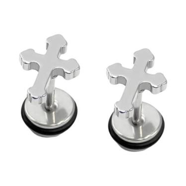 Imagem de Brincos De Aço Inoxidável Com Design De Morcego, Golfinho, Crânio, Rai