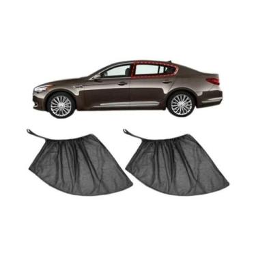 Imagem de Cortina De Malha Protetora UV Dobrável Para Janela Traseira De Carro (