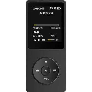 Imagem de Mp4 Mp3 Player Fino Slim Gravador Voz Radio Fm  Acompanha Fone De Ouvido Bluetooth Cartão De Memória 32gb Bolsa Fitness De Brinde