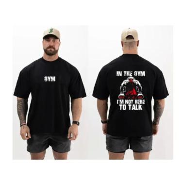 Imagem de Camiseta Oversized Básica Camisão  Algodão Academia Maromba Treino Lançamento-Masculino