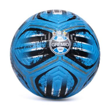Imagem de Bola de Futebol Dualt Grêmio Protech FBPA Azul/Preto, Azul, Preto, Úni