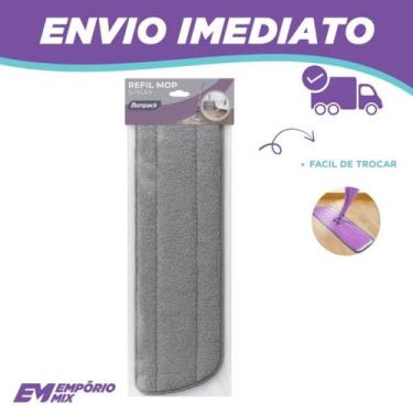 Imagem de Refil Mop Retangular Spray Microfibra Bompack