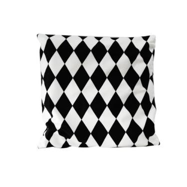 Imagem de Capa de almofada estampa geométrica em  tecido 100% poliéster 44x44cm 