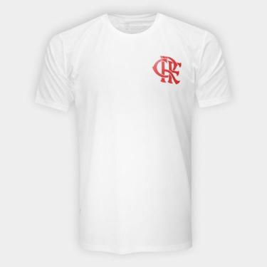 Imagem de Camiseta Flamengo Nação Masculina - Betel Sport, Branco, M