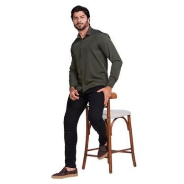 Imagem de Camisa Social Masculina Manga Longa-Masculino