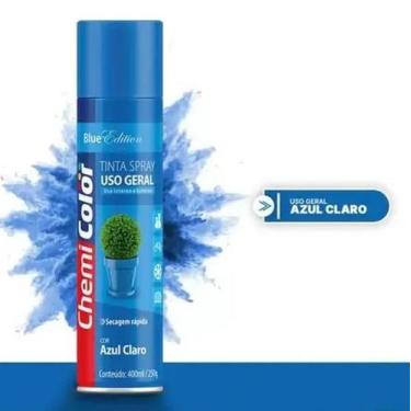 Imagem de Tinta Spray Uso Geral 400ml ChemiColor, Azul Claro