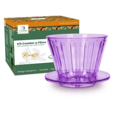 Imagem de Coador De Café V01 Médio V60 Premium Durável Fácil De Lavar Icoffee, R