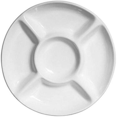 Imagem de Petisqueira com 5 divisória melamina 30 cm - Uny Home, BRANCO
