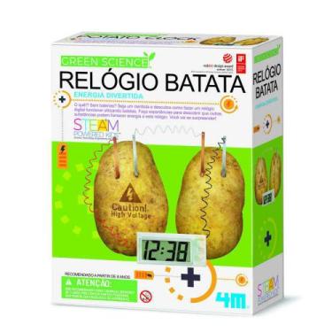 Imagem de Relógio Batata - 4m- Brinquedo Educativo - 4M - kidzlabs
