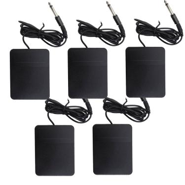 Imagem de Kit 5 Pedais Sustain Rhythmic P10 Universal para Teclado e Piano Digital