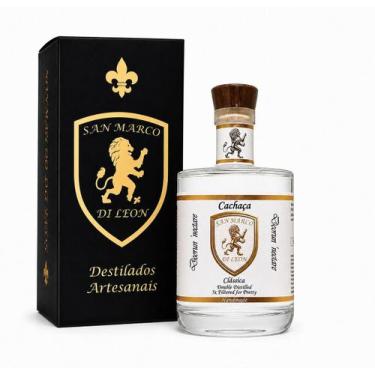 Imagem de CACHAÇA CLÁSSICA SAN MARCO DI LEON - DESTILAÇÃO DUPLA - ARTESANAL - SA