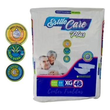 Imagem de Fralda Descartável Estilo Care Geriátrica Tamanho XG 46 Unid - Congrat