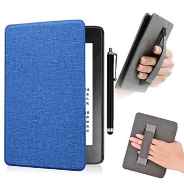 Imagem de Capa para Kindle Paperwhite 11ª geração 2021 com alça de mão e stylus, capa fina com ativar/dormir automática, modelos M2L3EK e M2L4EK somente