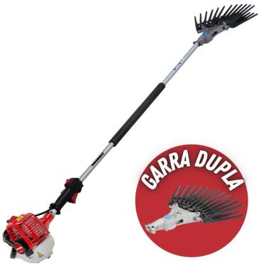 Imagem de Derriçadeira Para Lavouras de Café Kawashima KWD2610DL com Motor M 260-PS á Gasolina 25,6 Cilindradas Haste Longa e Garra Dupla Para Produção em Dobro