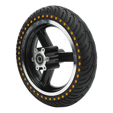 Imagem de Conjunto de cubo de pneu de scooter elétrico, resistente ao desgaste, antiderrapante, favo de mel, roda dianteira de alta resistência, ajuste flexível para manutenção