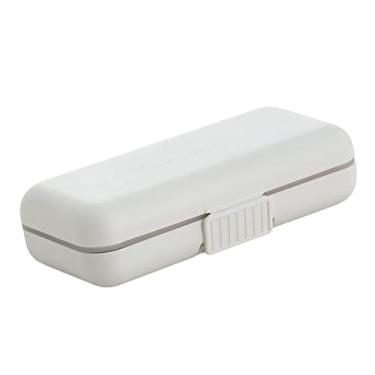 Imagem de Esquirla Organizador de pílulas à e poeira, com vedação à prova água PP, dispensador compacto e durável, estojo de mazenamento de, 8 Grades