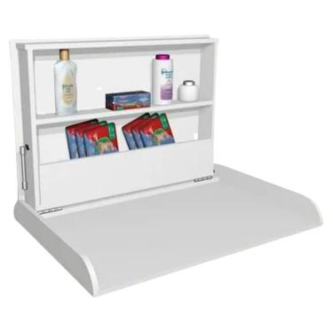 Imagem de Fraldário Trocador Retrátil De Fixar Na Parede Bebe Infantil