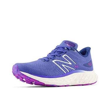 Imagem de New Balance Fresh Foam X Evoz V3 Tênis de corrida feminino, Azul marinho/céu noturno/rosa cósmica, 36